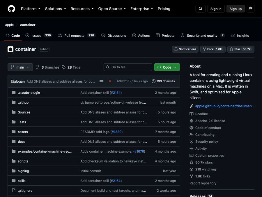 Apple Container: Run Linux Containers on Mac for Free