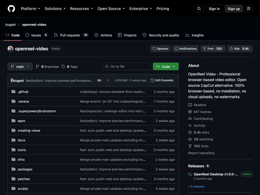 OpenReel: Free Online Video Editor, No Watermark (2026)