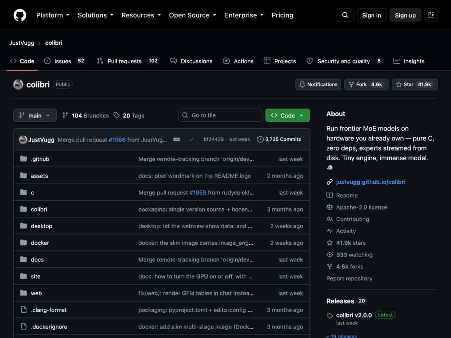 Colibri: Run Large AI Models Locally Without a GPU